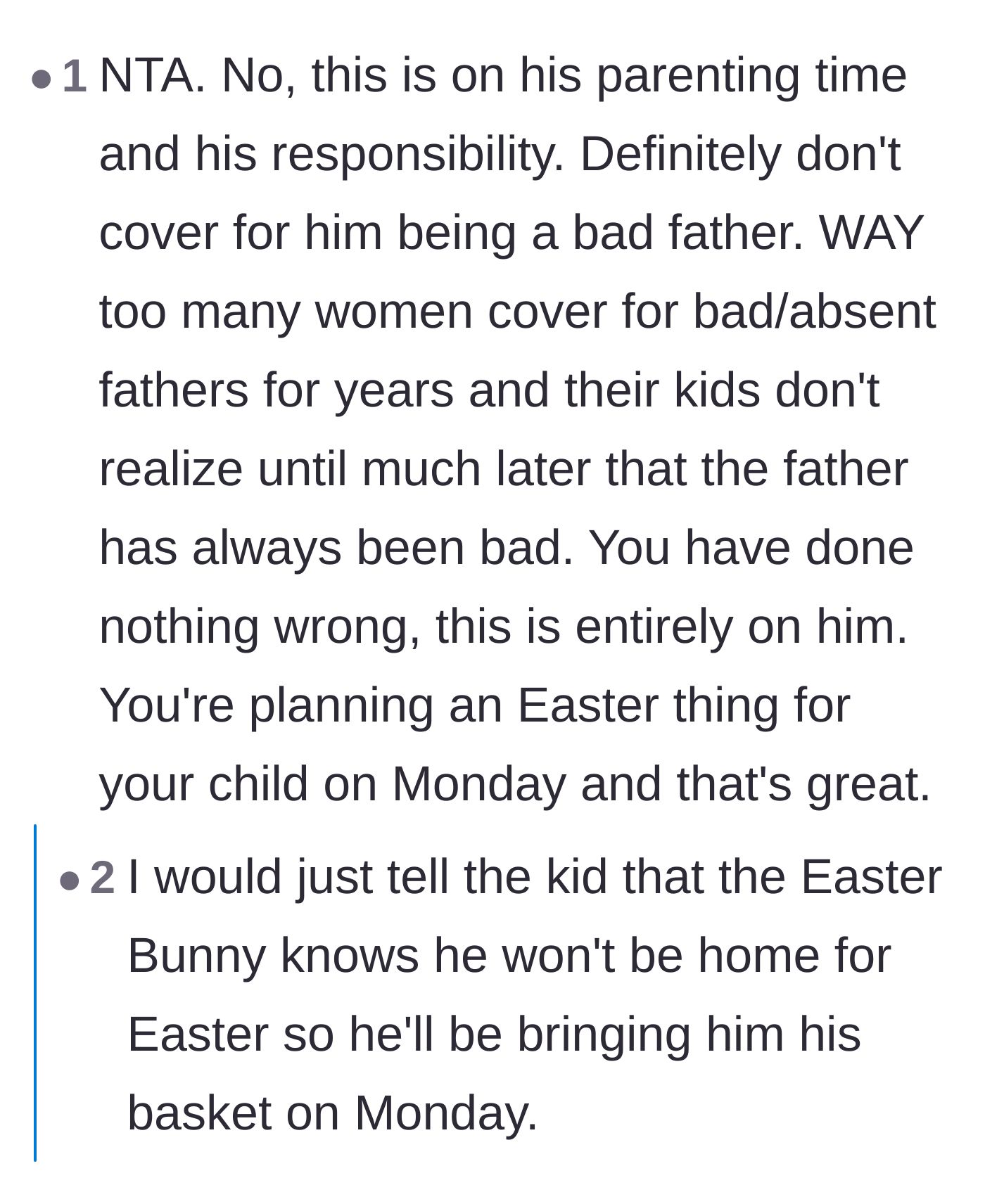 Comment thread 3 - A deep dive into the long-term consequences of mothers covering up for absent or inadequate fathers.
