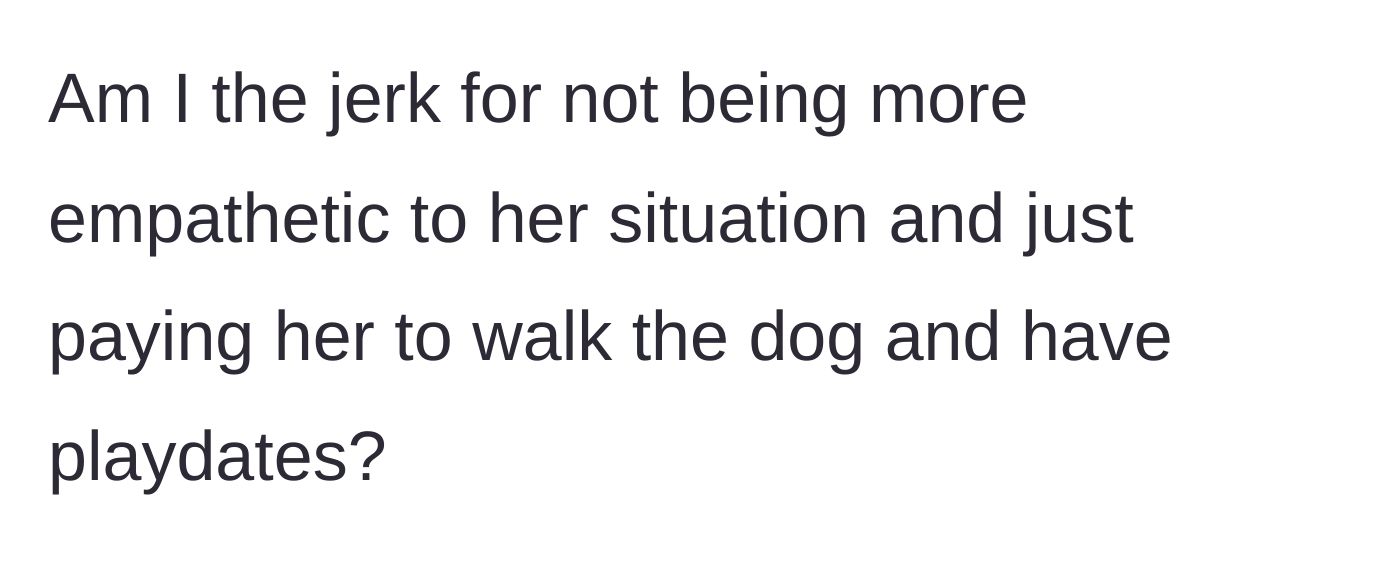 Story part 6 - The working mom questions if she should have been more empathetic to the single mom.