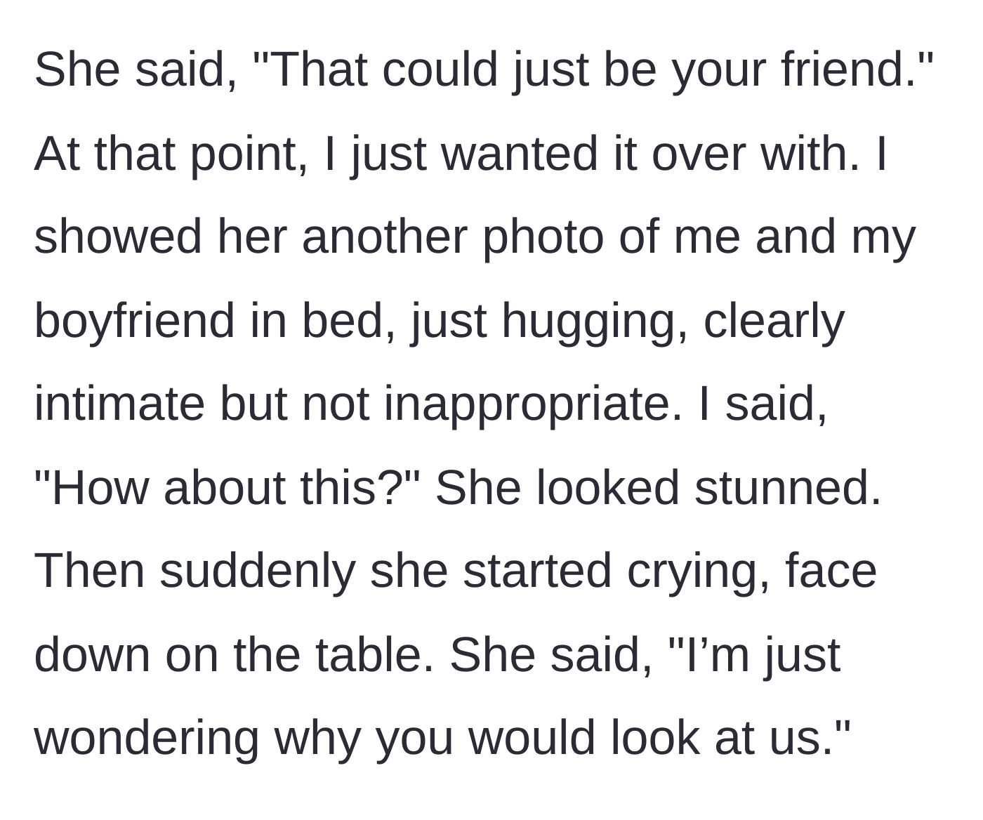 Story part 13 - Showing intimate photos of his boyfriend as proof